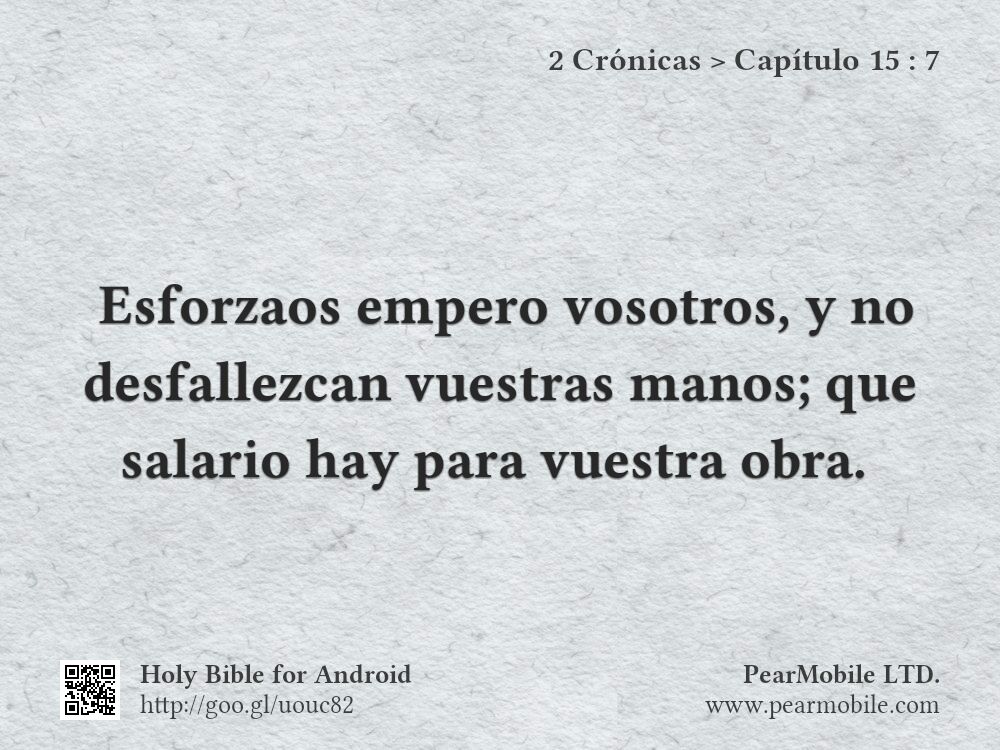 2 Crónicas, Capítulo 15:7